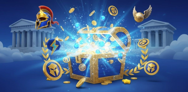 Бонусный сундук с монетами в OlimpCasino